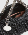 Falabella Popcorn Drawstring Crossbody Bag - Svart