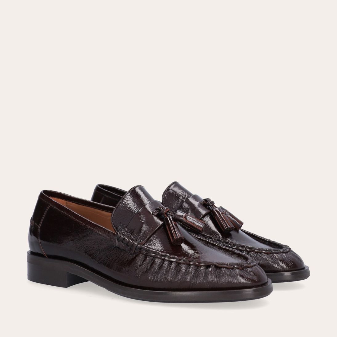 Billi Bi A9032 Loafers - Mogano Naplack