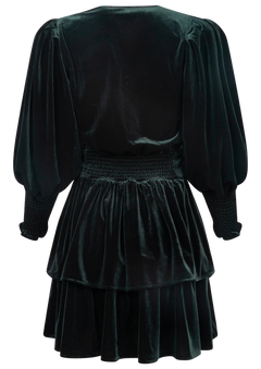 Jade Velvet Dress - Green
