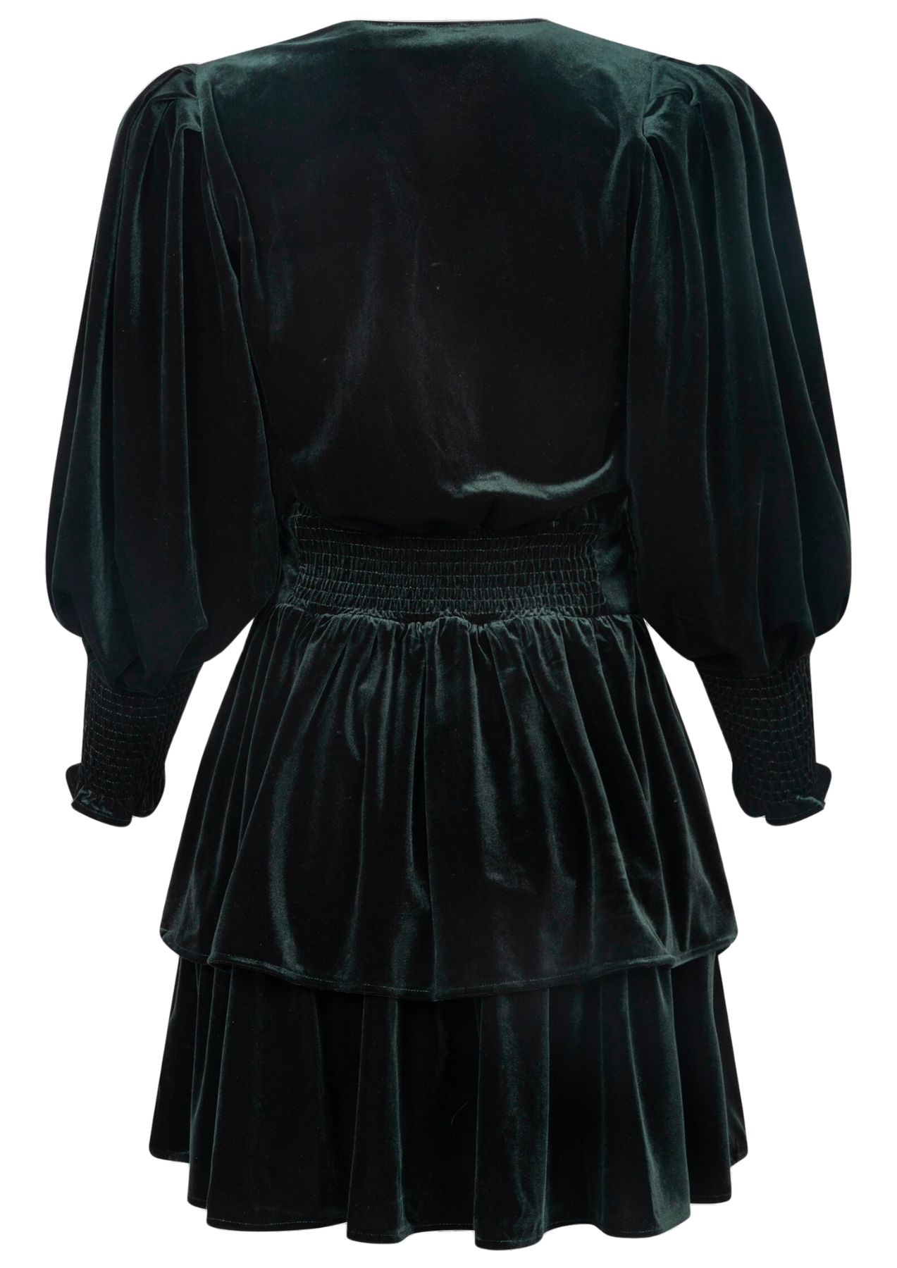 Jade Velvet Dress - Green