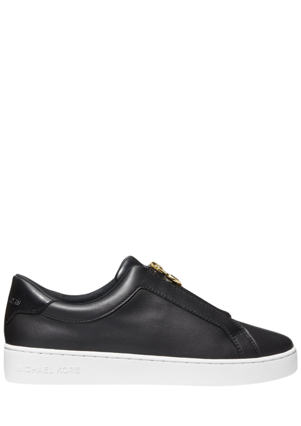 Keaton Zip Slip On - Black