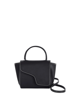 Montalcino - Black/Contrast Stitch Vacchetta