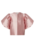 Cleo Puff Sleeve Blouse - Blush