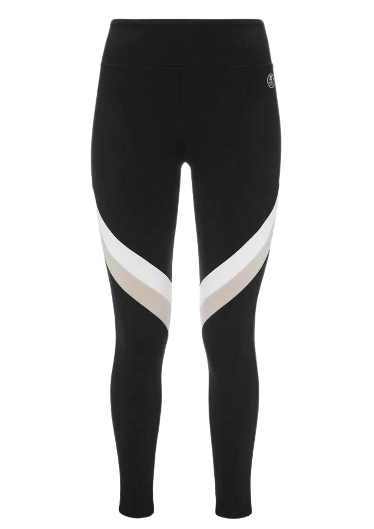Voss Colblock Leggings Dam - Svart