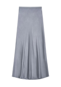 Bar Silk Skirt - Grey