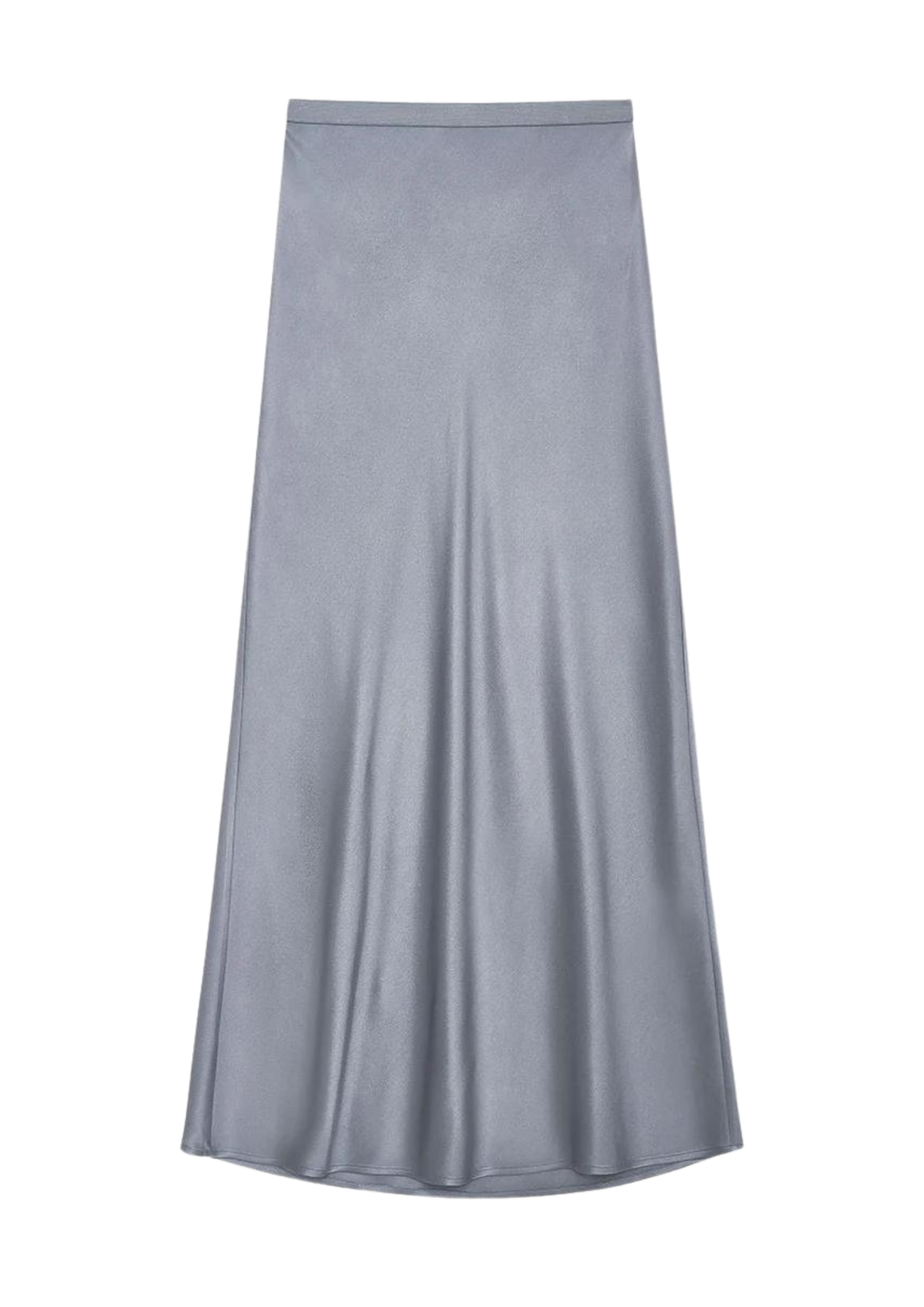 Bar Silk Skirt - Grey