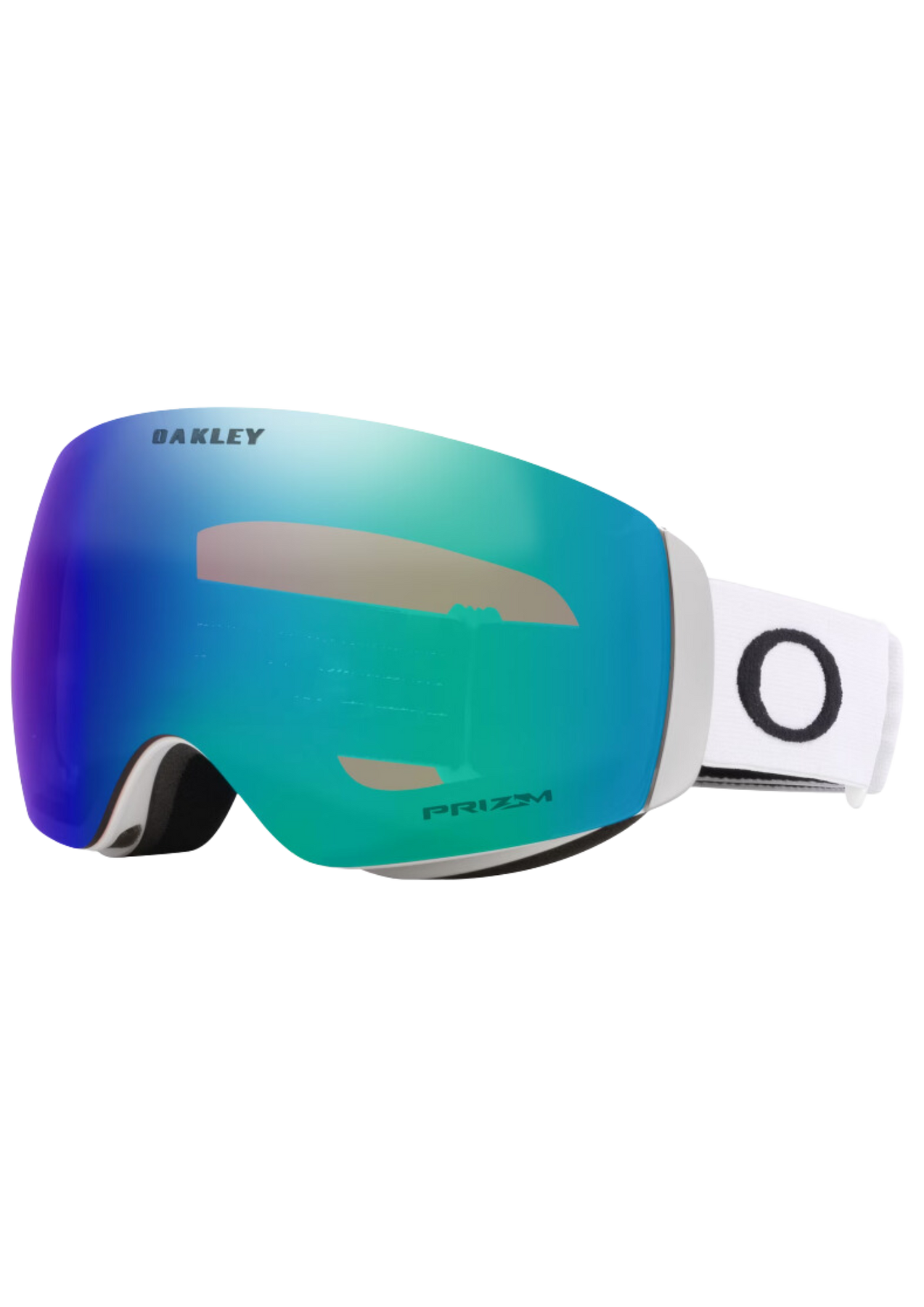 Flight Deck M - Matte White - Prizm Snow Argon Iridium