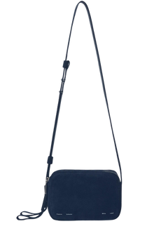 Suede Watts Camera Bag - Navy