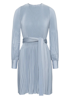 Satin Miami Dress - Shiny Blue