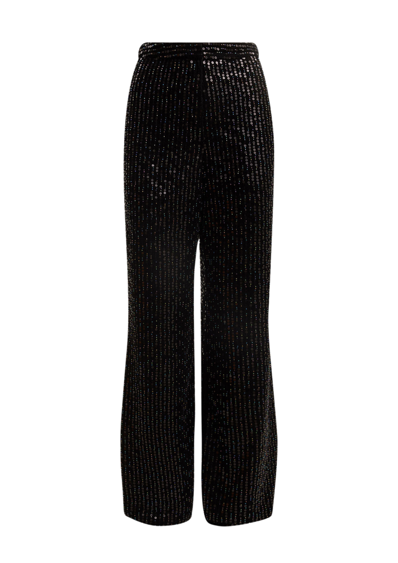 Jagger Sequin Trouser - Black