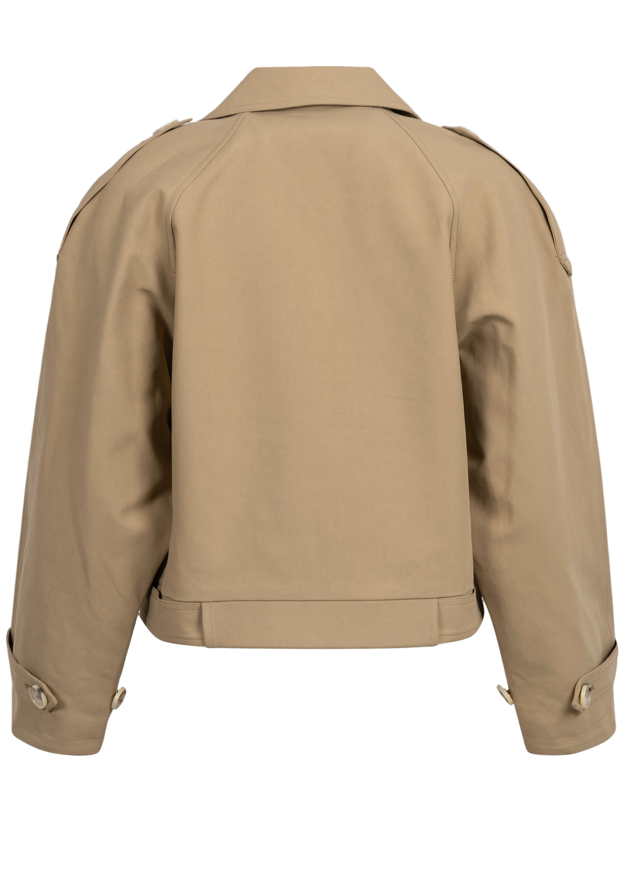 Bobby Canvas Trench Jacket - Beige