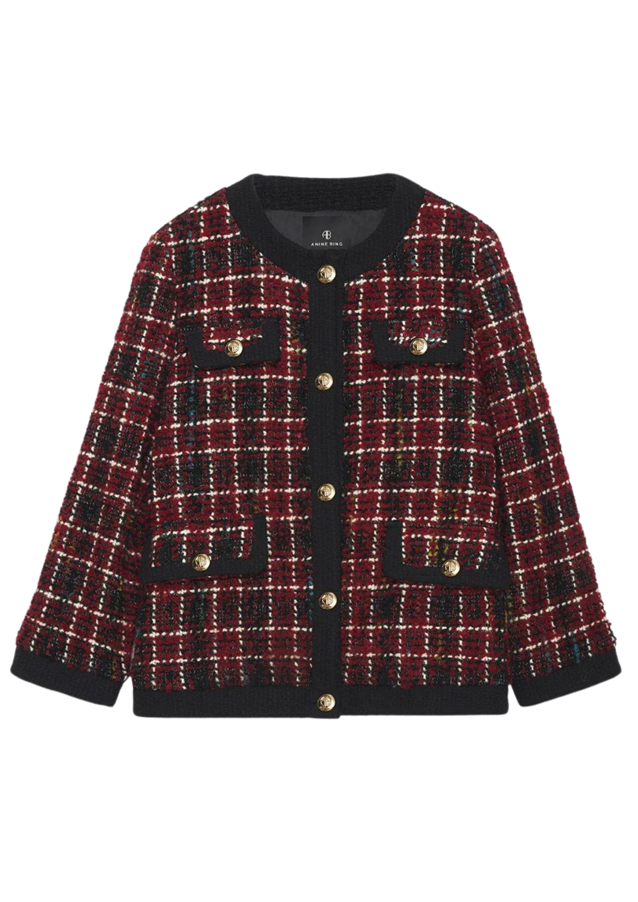 Lydia Jacket - Cherry Plaid