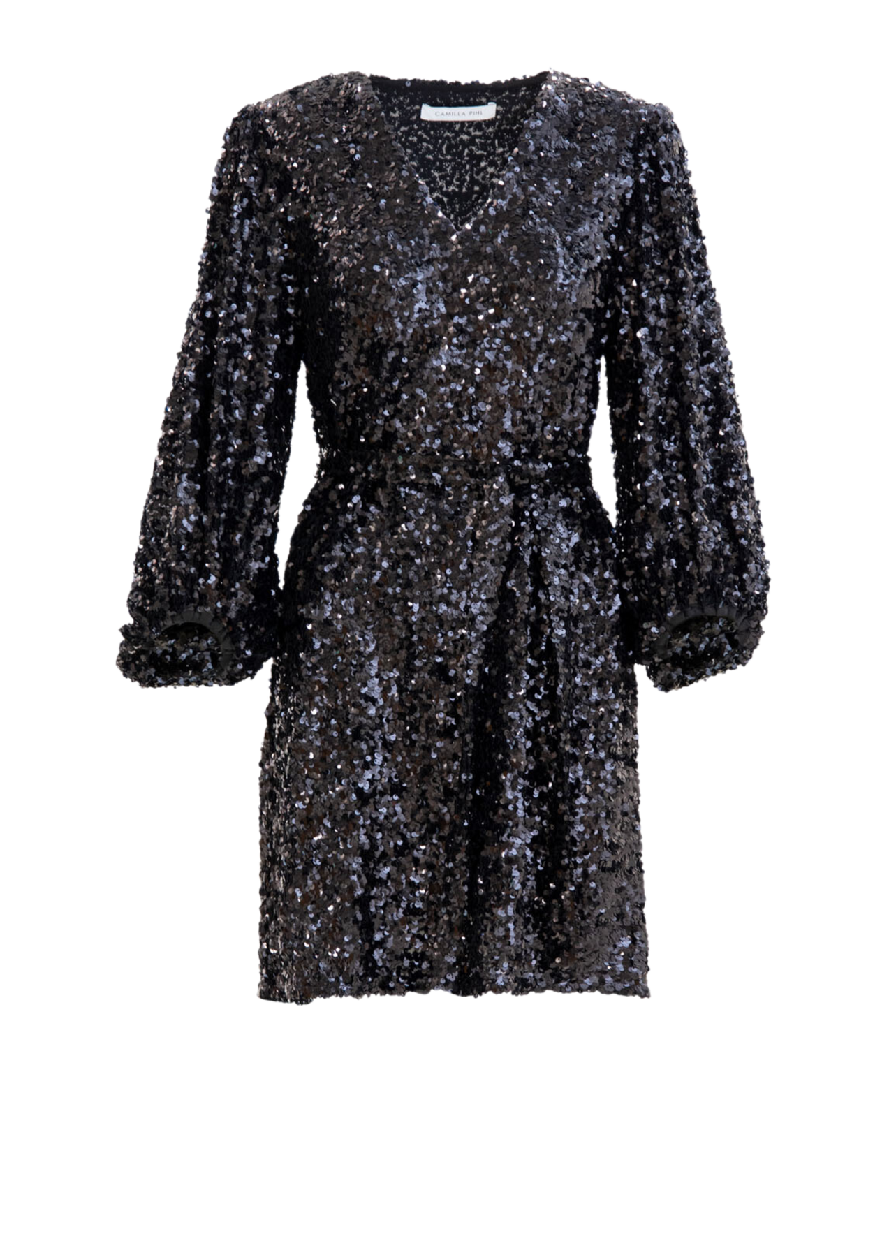 Bianca Sequin Dress - Svart