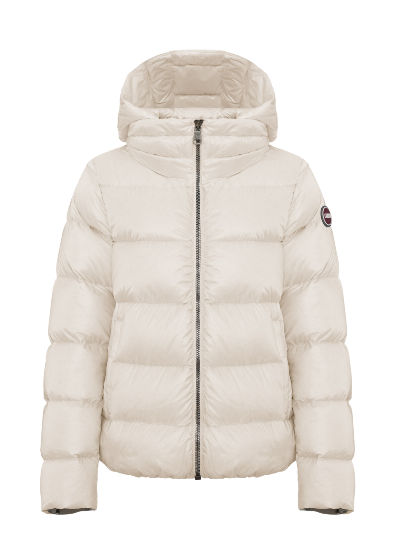 2216 Iridescent Down Jacket With Maxi Collar - Incense/Dark Steel