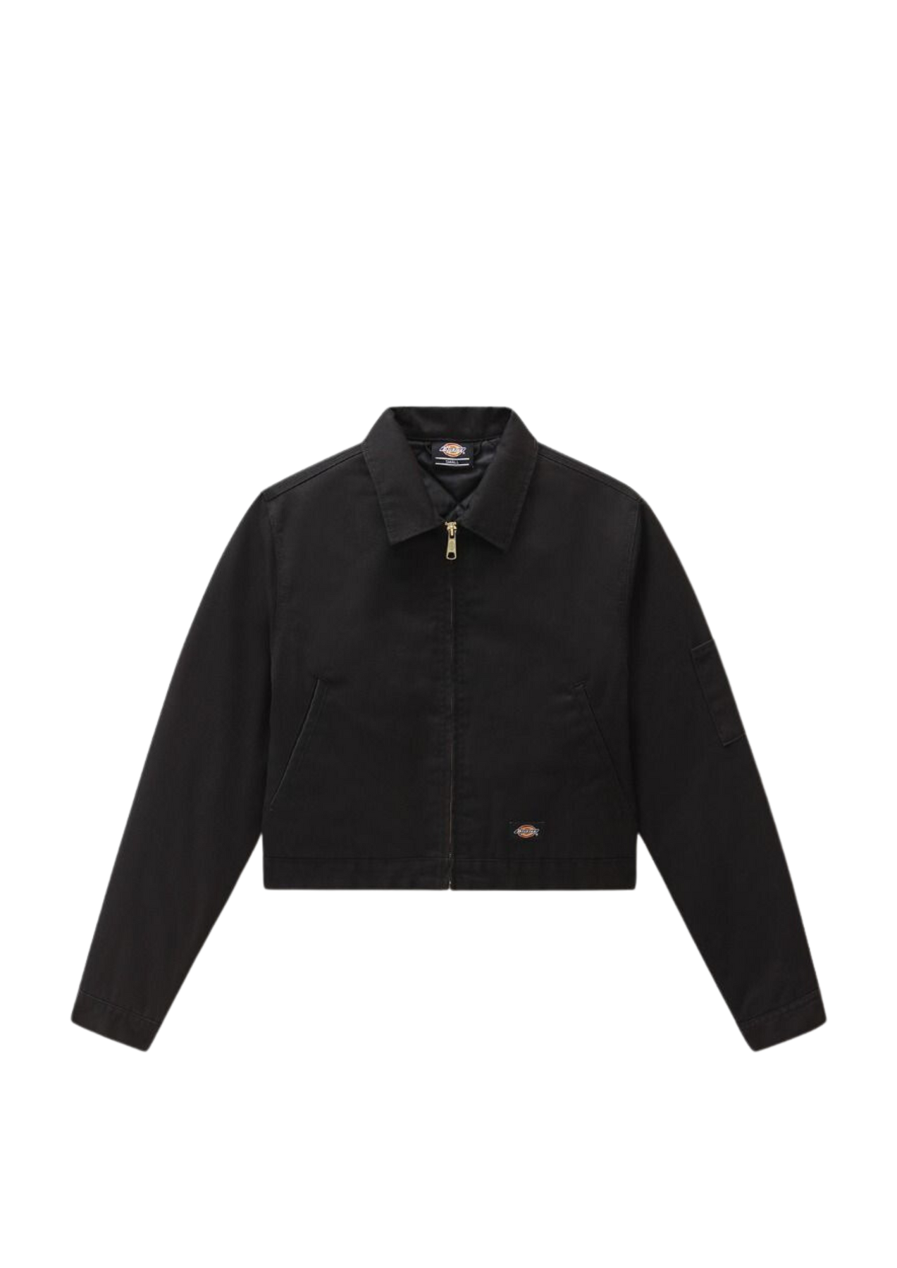 Lined Eisenhower Cropped W Rec - Black