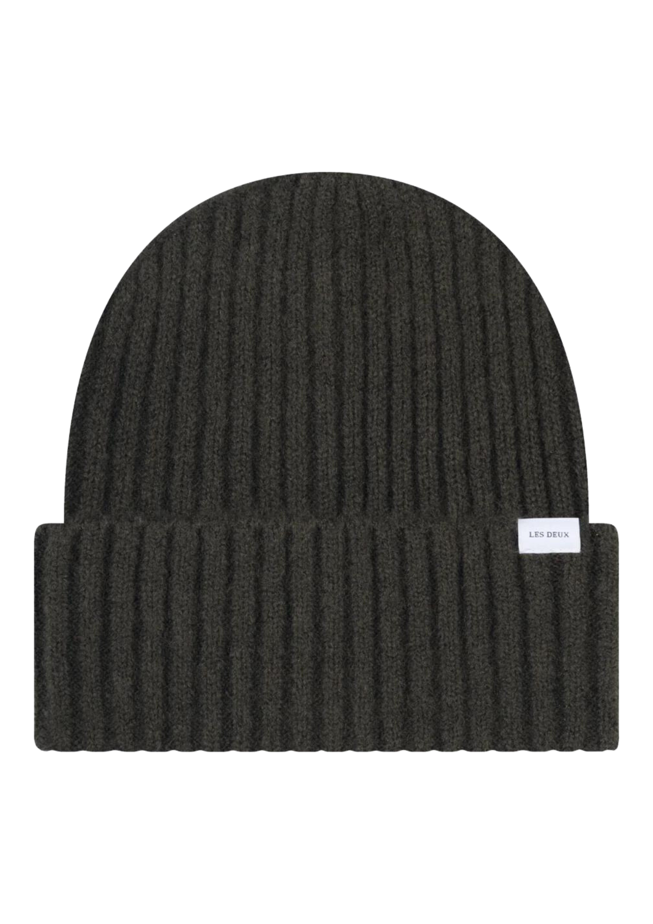 Wells Rib Beanie - Olive Night