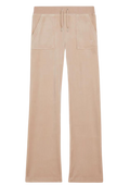 Del Ray Classic Velour Pant Pocket - Mushroom