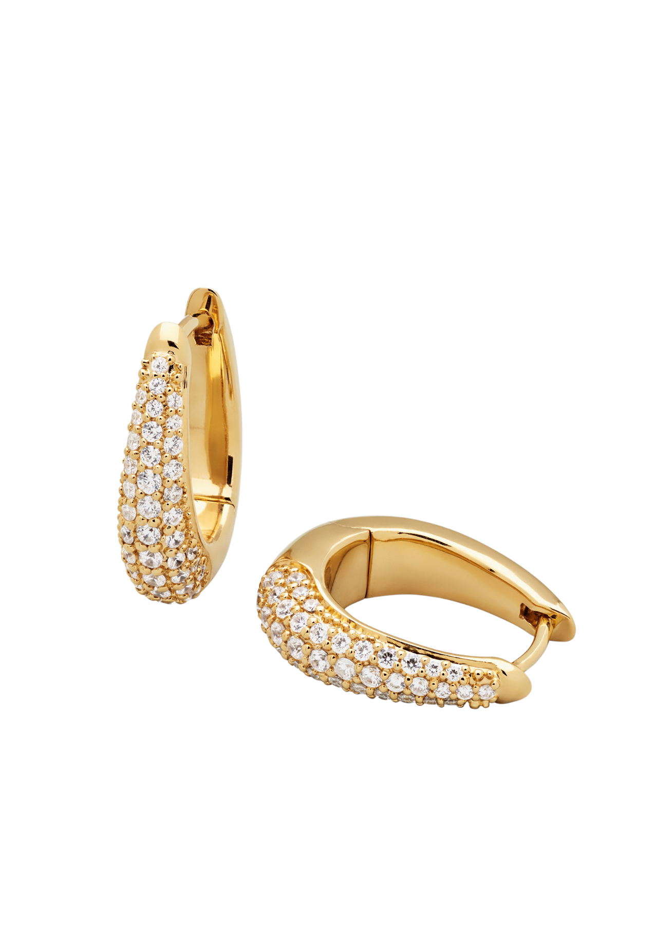 Liz Hoops Pave - Guld