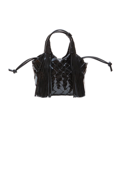 Misu Mini Fringe - Black Patent