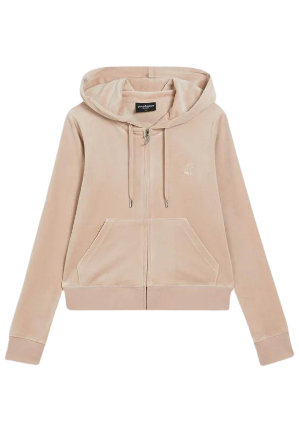 Robertson Classic Velour Zip Hoodie - Mushroom