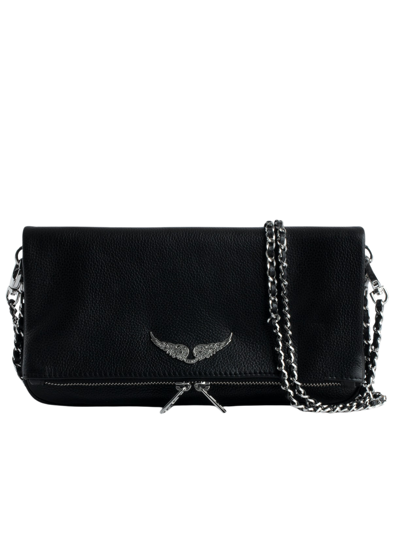 Zadig & Voltaire Rock Grained Leather - Svart