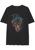 Walker Tee Leopard - Vintage Black
