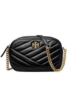 Kira Chevron Camera Bag - Black