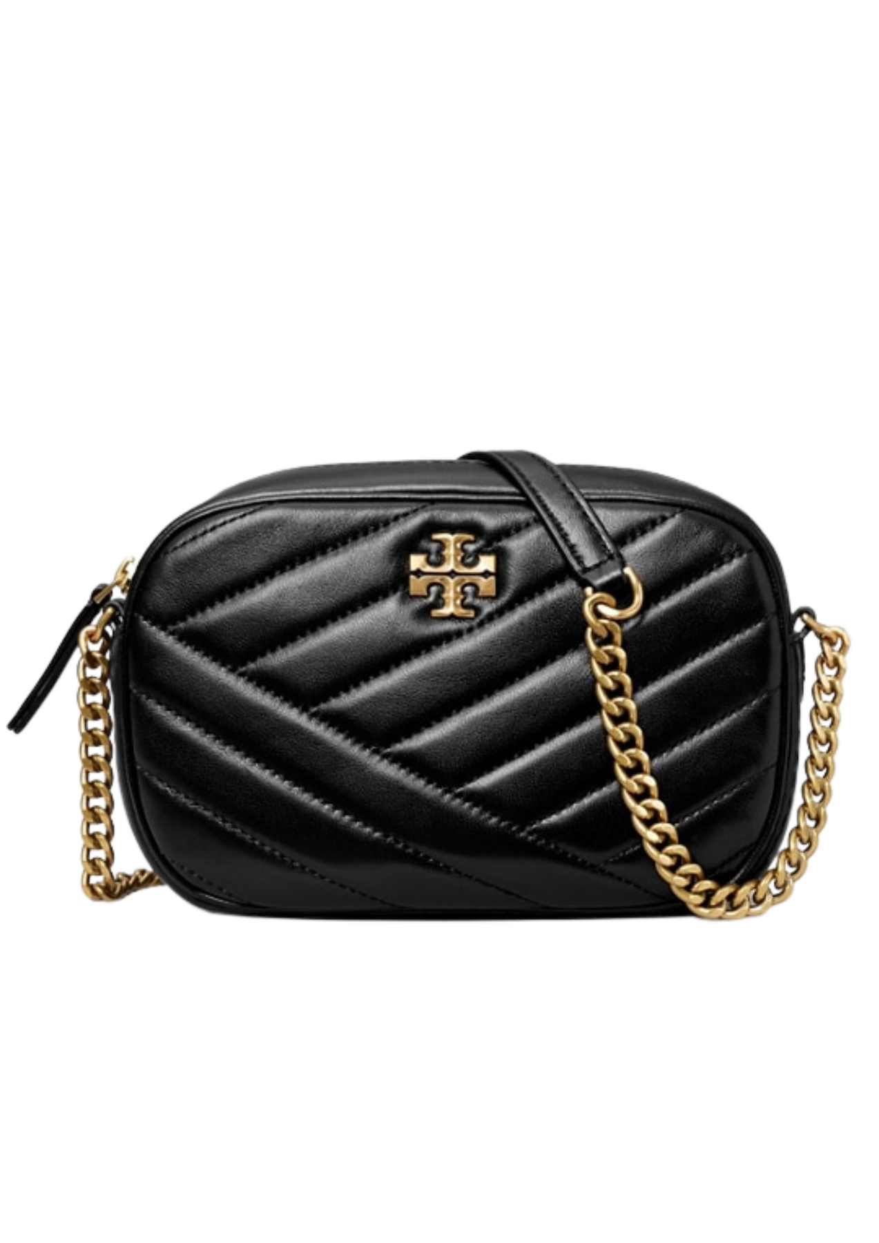 Kira Chevron Camera Bag - Black