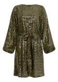 Helene Dress - Sage Shimmer