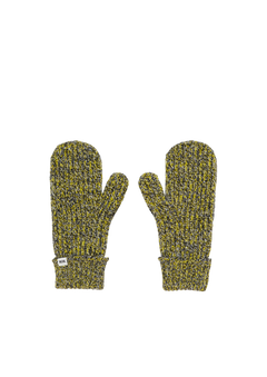Monica Moulinere Knit Mittens - Dark Grey