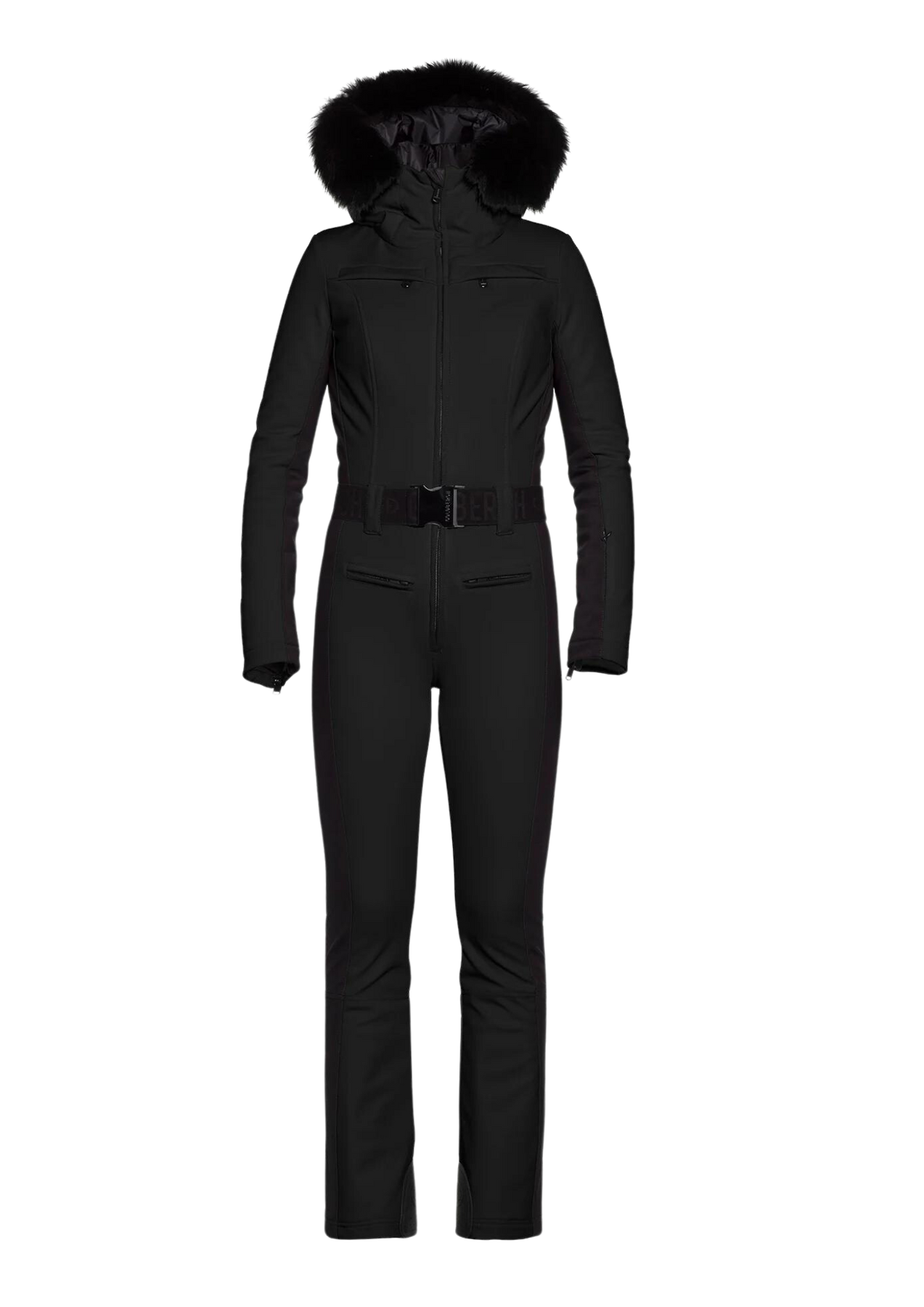 Parry Ski Jumpsuit Faux Border - Svart