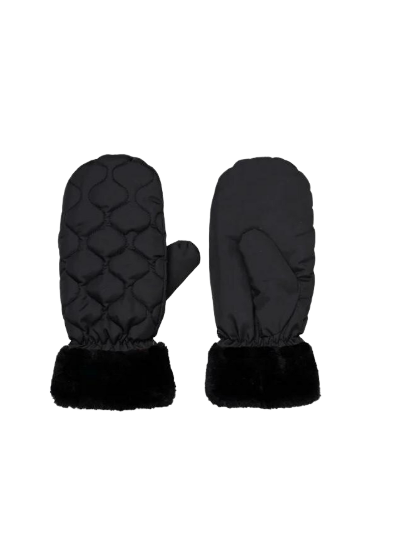 Makara Puff Mittens - Svart
