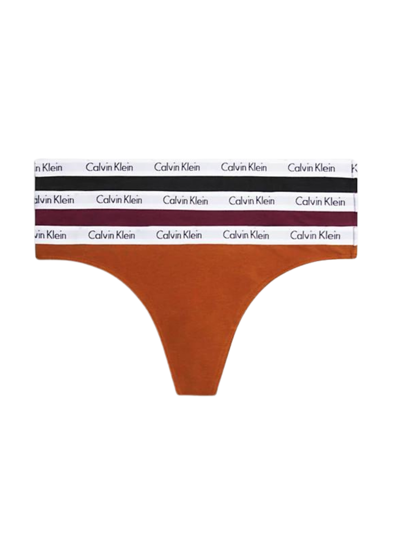 Thong 3Pk - Gingerbread/Black/Tawny Port