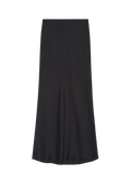Bar Silk Skirt - Svart