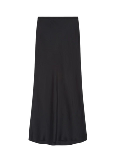 Bar Silk Skirt - Black