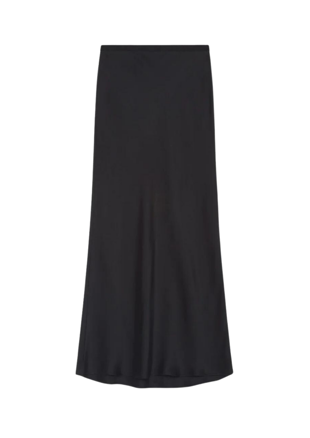 Bar Silk Skirt - Svart