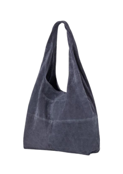 Suede Dalliea Bag - Dark Blue