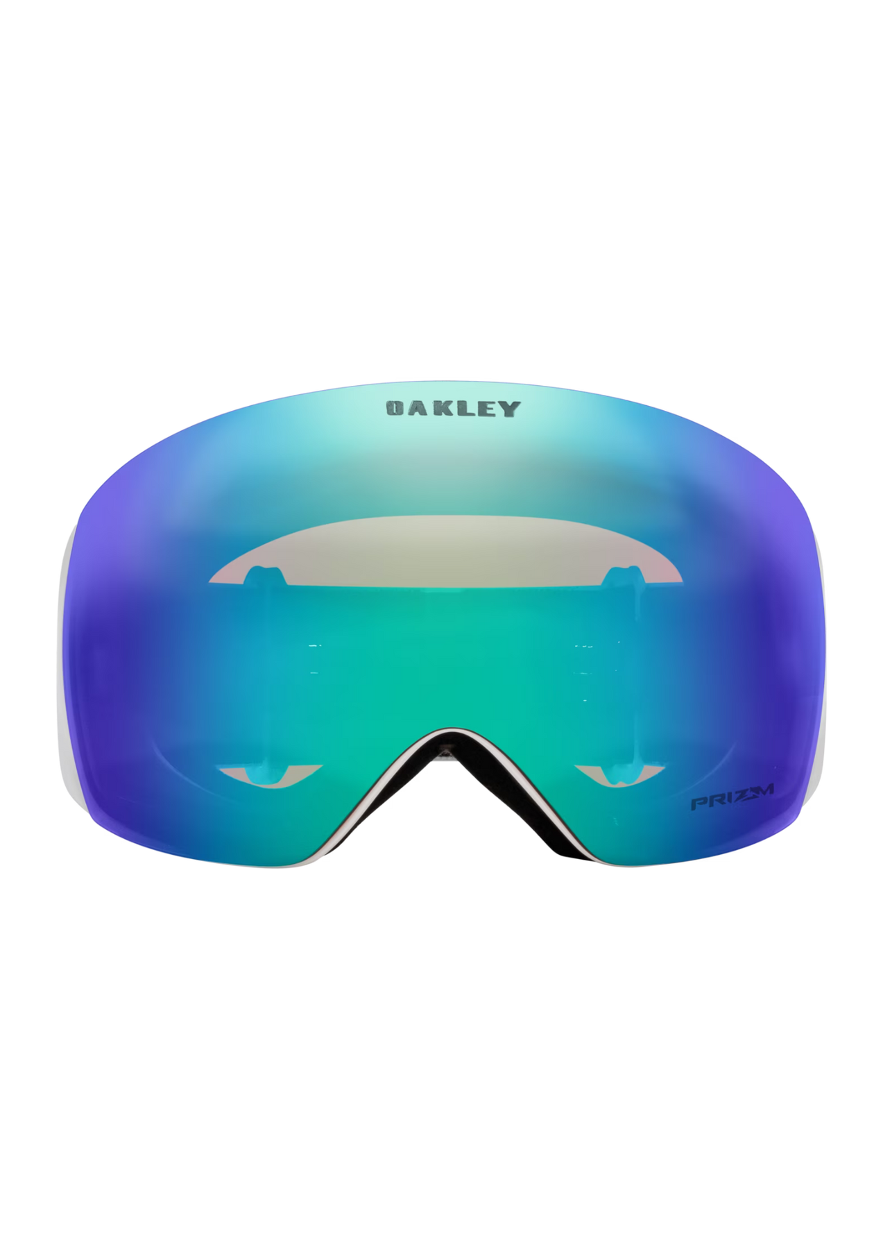 Flight Deck L - Matte White - Prizm Snow Argon Iridium