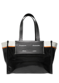 Large Morris Coated Canvas Tote - Svart