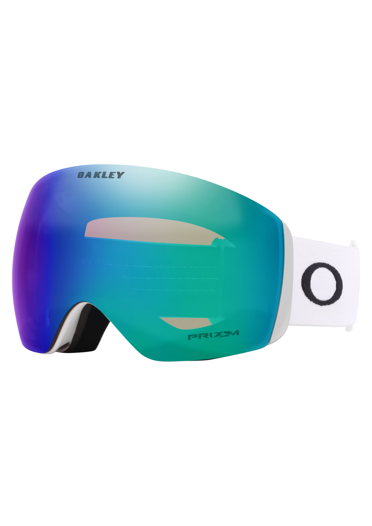 Flight Deck L - Matte White - Prizm Snow Argon Iridium