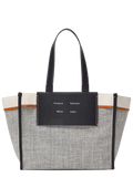 Large Morris Tweed Tote - Grey Melange