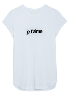 Woop Ico Floc Je T'aime - Blanc
