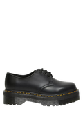 1461 Quad Smooth Leather Platform Shoes - Black Polished Smooth