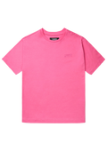 Organic Logo Fitted Tee - Sangria Sunset