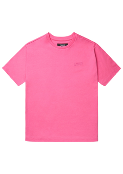 Organic Logo Fitted Tee - Sangria Sunset