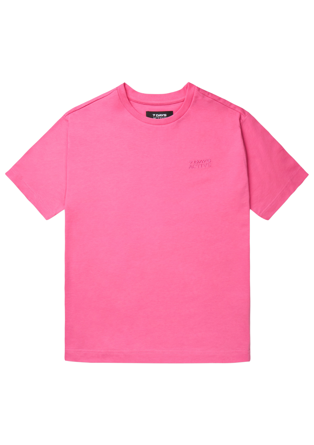 Organic Logo Fitted Tee - Sangria Sunset