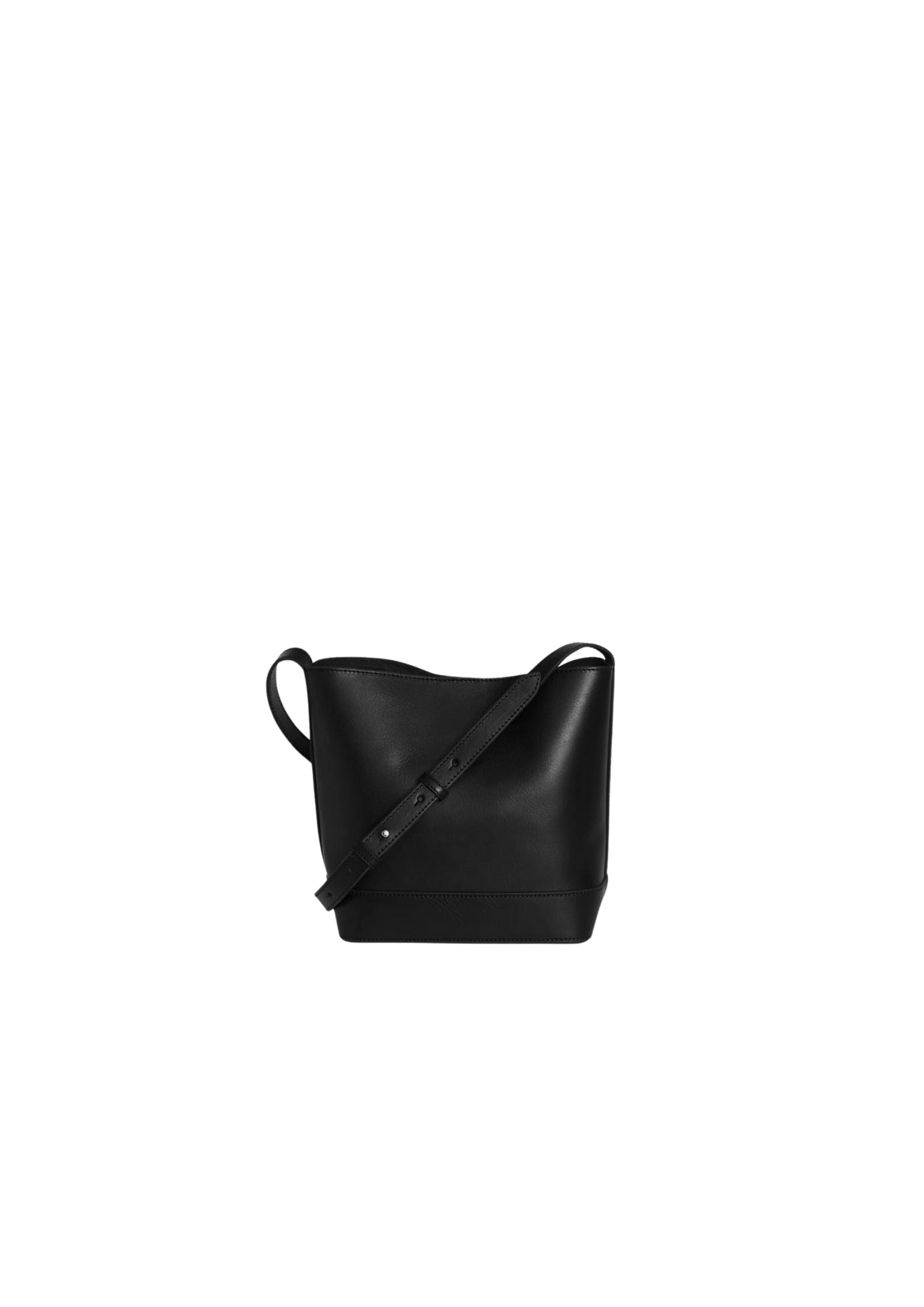 Edith Small Bucket Bag - Vegetal Black