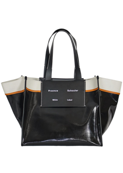 XL Morris Coated Canvas Tote - Black