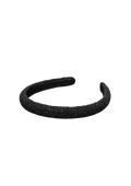 Becksöndergaard Solid Slim Beaded Diadem - Svart