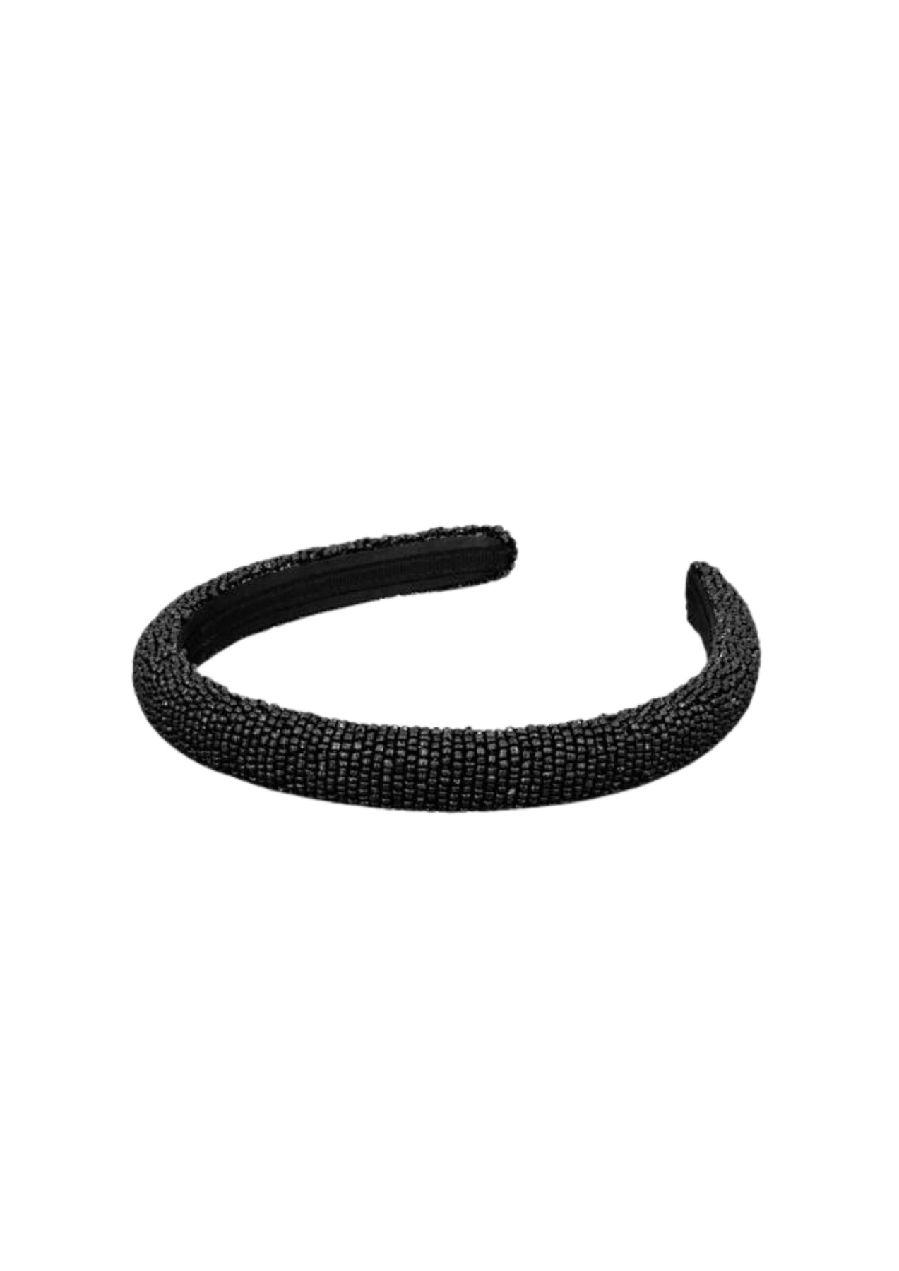 Becksöndergaard Solid Slim Beaded Diadem - Svart